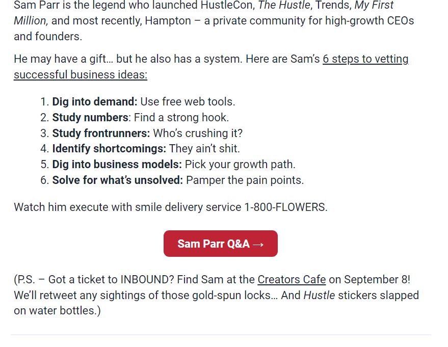 Creative Copywriting examples